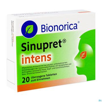 Sinupret Intens Ueberzogene Tabl 20st 20 ST – Packungsbild
