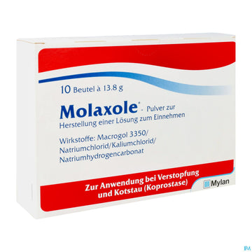 Molaxole Pulver lösung.z.einnehmen Beutel 10st 10 ST – Packungsbild