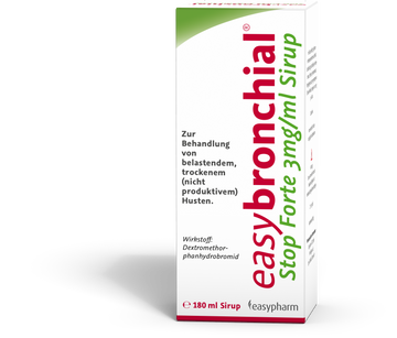 easybronchial stop forte 3 mg/ml Sirup 180 ML – Packungsbild