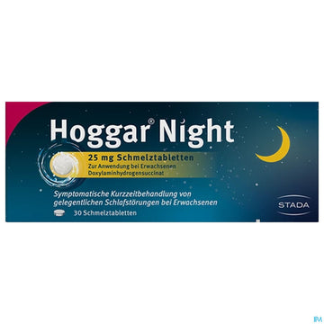 Hoggar Night Schmelztabl 25mg 30st 30 ST – Packungsbild