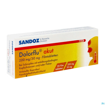 Dolorflu Akut Filmtabl 200mg/30mg 20st 20 ST – Packungsbild