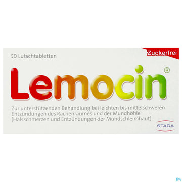 Lemocin Lutschtabl 50st 50 ST – Packungsbild