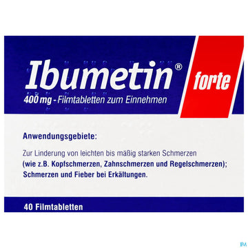 Ibumetin Filmtabl Forte 400mg 40st 40 ST – Packungsbild