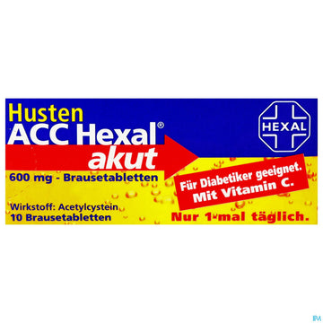 Husten Acc Hexal Akut Brausetabl 600mg 10st