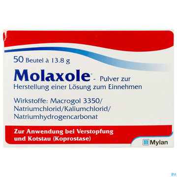 Molaxole Pulver lösung.z.einnehmen Beutel 50st 50 ST – Packungsbild