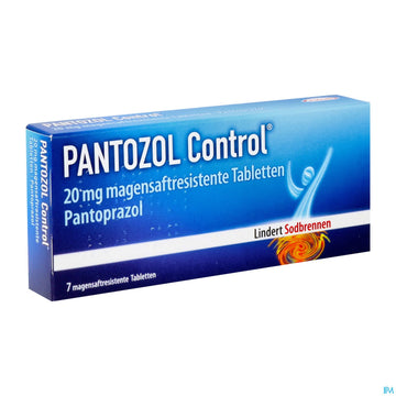 Pantozol Control Magensaftresistente Tabl 20mg 7st 7 ST – Packungsbild