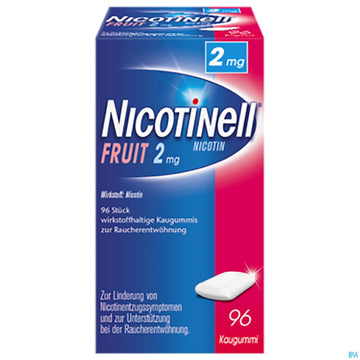 Nicotinell Wirkstoffhaltige Kaugummis Z.raucherentwoehnung Fruit 2mg 96st