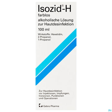 Isozid Alkoholische Lösung Z Hautdesinfektion H Farblos 100ml