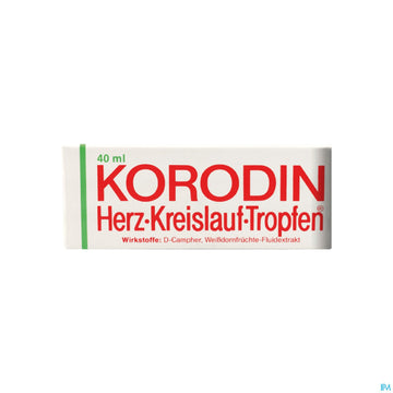 Korodin Herz-kreislauf Tropfen 40ml 40 ML – Packungsbild