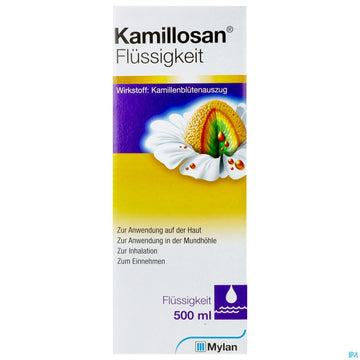Kamillosan Flüssigkeit 500ml 500 ML – Packungsbild