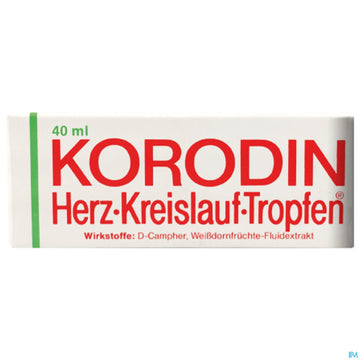 Korodin Herz-kreislauf Tropfen 40ml 40 ML – Packungsbild