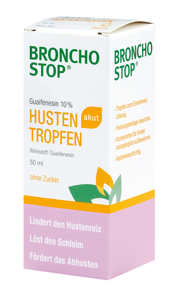 Bronchostop Guaifenesin 10% akut Tropfen