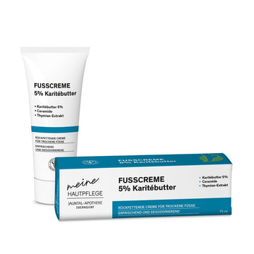 meine HAUTPFLEGE FUSSCREME 5% Karitébutter