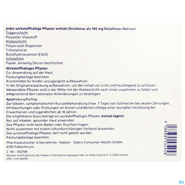 Voltadol 24h Schmerzpflaster Wirkstoffhaltig 140mg 2st 2 ST – Packungsbild