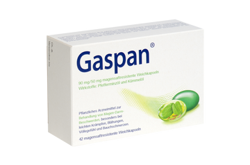 Gaspan® 90 mg/50 mg Weichkapseln 42 ST – Packungsbild