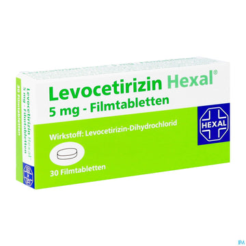 Levocetirizin-hexal Filmtabl 5mg 30st 30 ST – Packungsbild