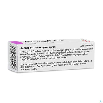 Aconex Augentropfen 10ml 10 ML – Packungsbild