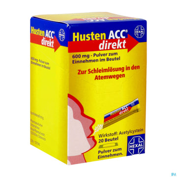 Husten Acc Direkt Pulver Z.einnehmen Im Beutel 600mg 20st 20 ST – Packungsbild