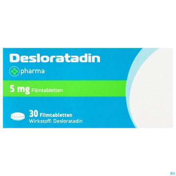 Desloratadin-+pharma Filmtabl 5mg 30st 30 ST – Packungsbild