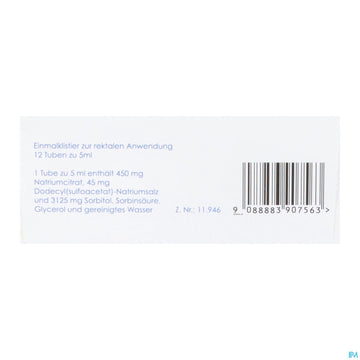 Microlax-microklistier Tube 5ml 12st 12 ST – Packungsbild