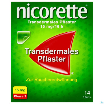 Nicorette Transdermales Pflaster 15mg/16h 14st