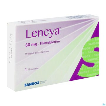 Lencya Filmtabl 30mg 1st 1 ST – Packungsbild