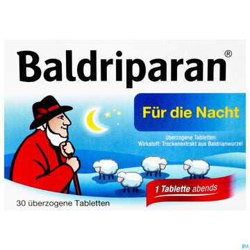 Baldriparan Fuer Die Nacht Ueberzogene Tabl 30st