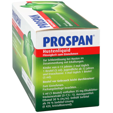 Prospan® Hustenliquid in der Flasche 100 ML – Packungsbild