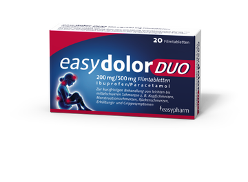 easydolor DUO 200 mg/500 mg Filmtabletten 20 ST – Packungsbild