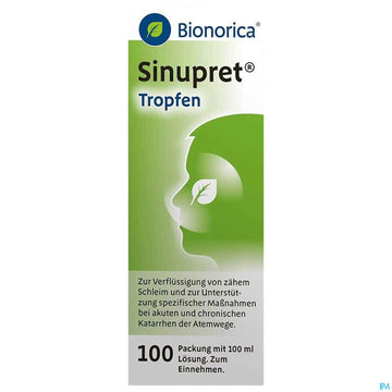 Sinupret Tropfen 100ml 100 ML – Packungsbild