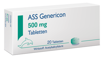 ASS Genericon® lindert Schmerzen und Fieber