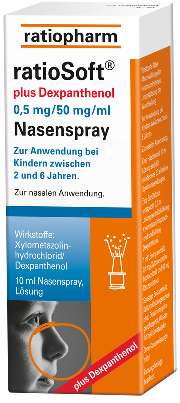 ratioSoft® PLUS Dexpanthenol 0,5 mg Nasenspray