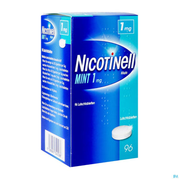 Nicotinell Lutschtabl Mint 1mg 96st 96 ST – Packungsbild