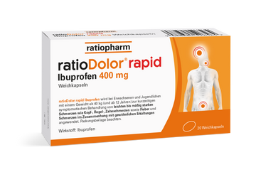 ratioDolor® rapid Ibuprofen 400 mg Weichkapseln