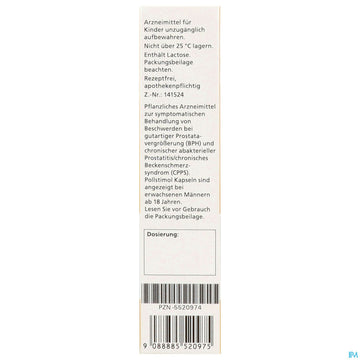 Pollstimol Kapseln 30st 30 ST – Packungsbild