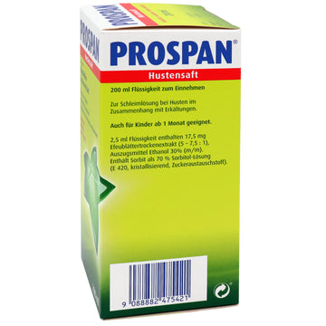 Prospan® Hustensaft 200ml 200 ML – Packungsbild