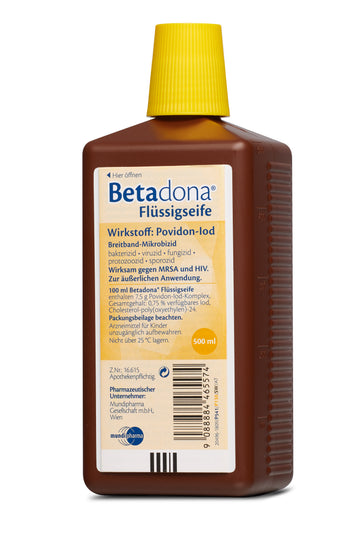 Betadona® Flüssigseife 500 ml 500 ML – Packungsbild