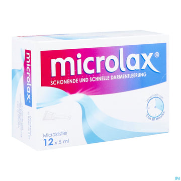 Microlax-microklistier Tube 5ml 12st 12 ST – Packungsbild