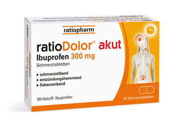 ratioDolor® akut Ibuprofen 300 mg Filmtabletten