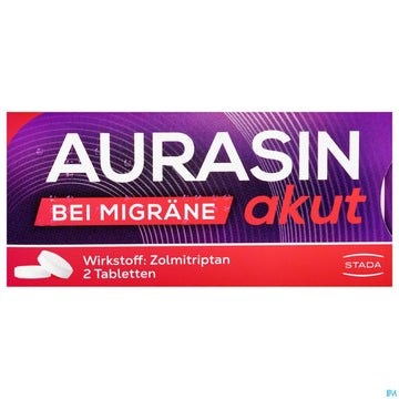 Aurasin Akut Tabl 2,5mg 2st 2 ST – Packungsbild