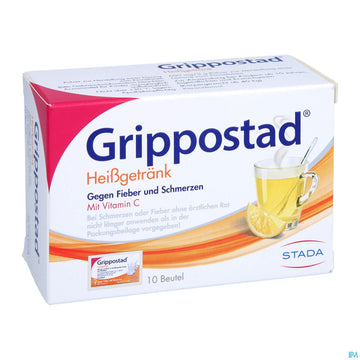 Grippostad Heissgetraenk Pulver Beutel 10st 10 ST – Packungsbild