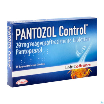 Pantozol Control Magensaftresistente Tabl 20mg 14st 14 ST – Packungsbild