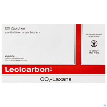 Lecicarbon Zaepfchen 120st 120 ST – Packungsbild