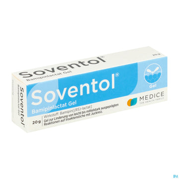 Soventol Bamipinlactat Gel Neu 20g 20 G – Packungsbild