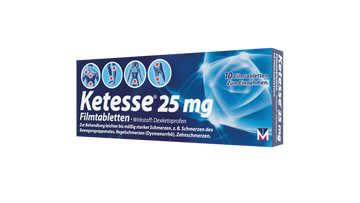 Ketesse® - Rezeptfrei für Ihre Schmerzpatienten!