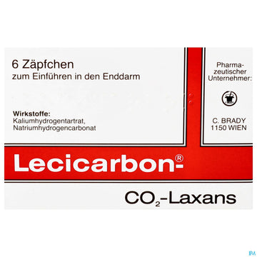 Lecicarbon Zaepfchen 6st