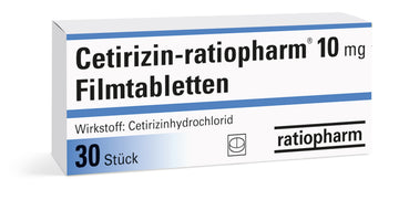 Cetirizin-ratiopharm® 10 mg Filmtabletten