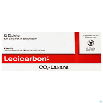 Lecicarbon Zaepfchen 12st 12 ST – Packungsbild