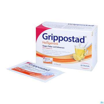 Grippostad Heissgetraenk Pulver Beutel 10st 10 ST – Packungsbild