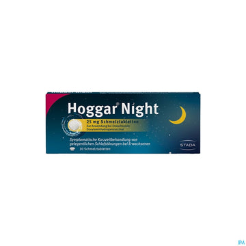 Hoggar Night Schmelztabl 25mg 30st 30 ST – Packungsbild